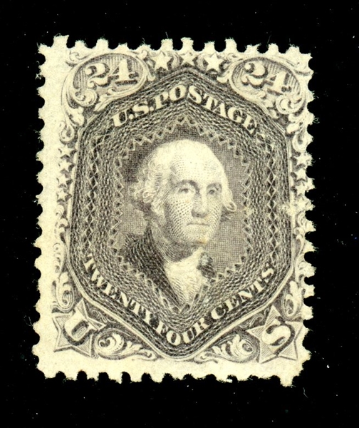 USA Scott 78 Unused Fine, No Gum, 24¢ Washington, 2021 PF Certificate (SCV $950)