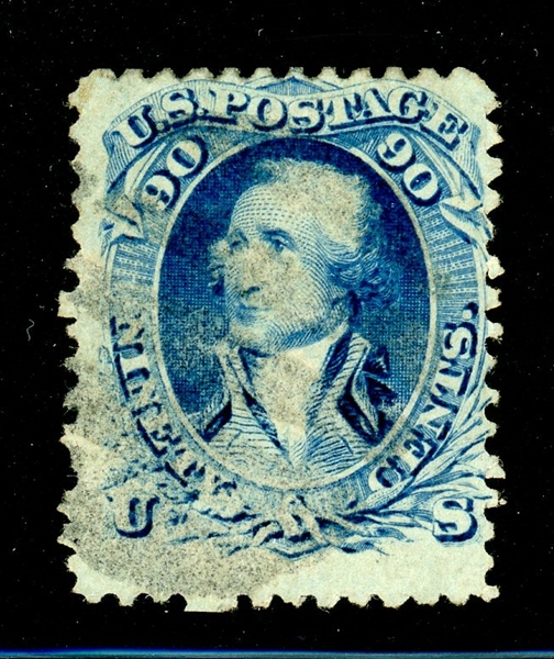 USA Scott 72 Used, Avg-Fine, 90¢ Washington (SCV $625)