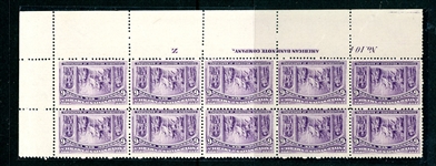 USA Scott 235 Mint Plate Block of 10, 6¢ Columbian (SCV $2080)