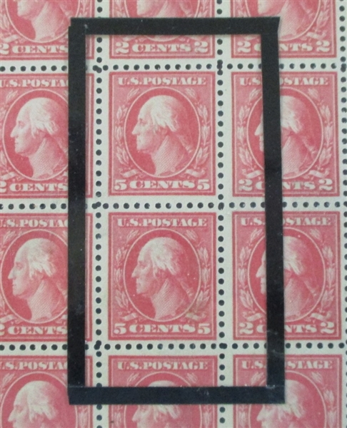 USA Scott 505 Double Error in Full Sheet of 100 MNH F-VF (Est $1500-2000)