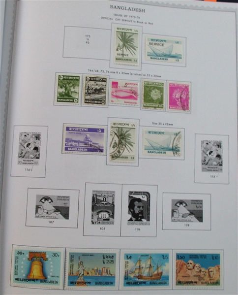 Bangladesh Mint/Used Collection on Minkus Pages (Est $60-90)