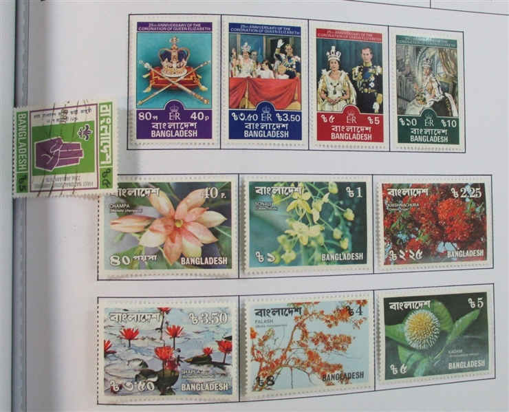 Bangladesh Mint/Used Collection on Minkus Pages (Est $60-90)