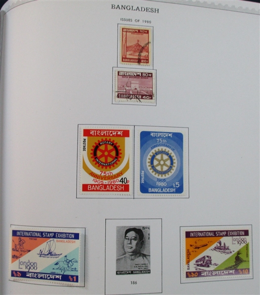 Bangladesh Mint/Used Collection on Minkus Pages (Est $60-90)