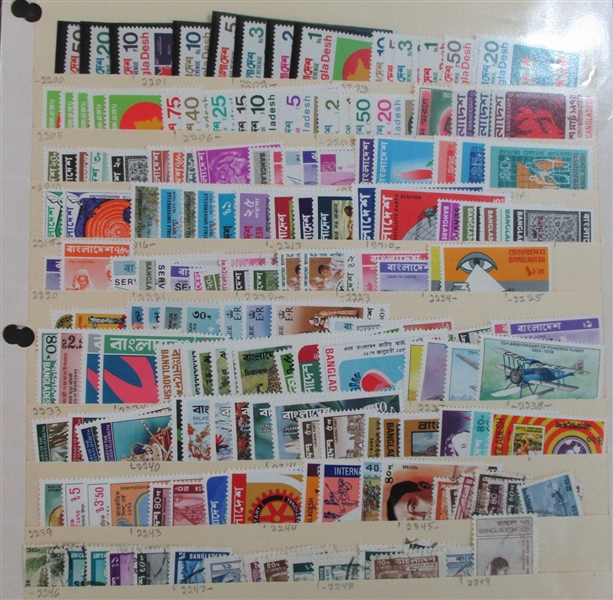 Bangladesh Mint/Used Collection on Minkus Pages (Est $60-90)