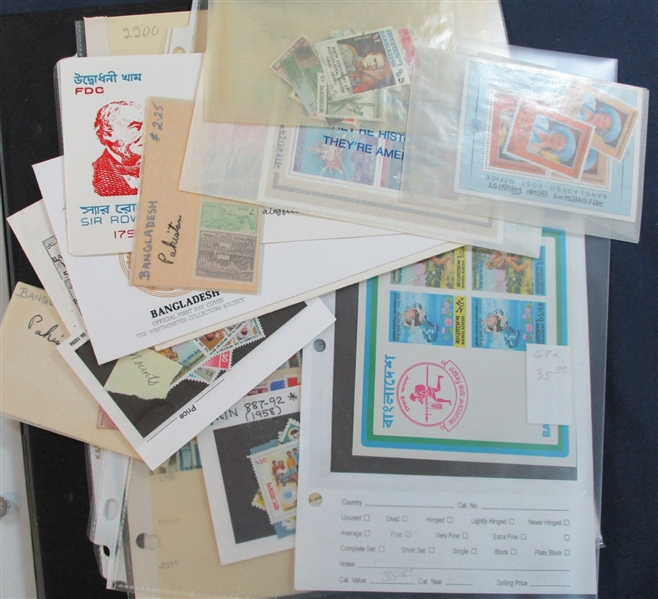 Bangladesh Mint/Used Collection on Minkus Pages (Est $60-90)