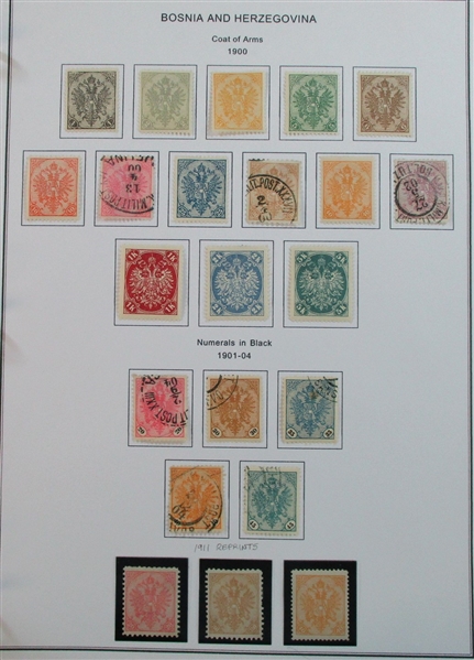 Bosnia & Herzegovina Mint/Used Collection to 1918 (Est $90-120)