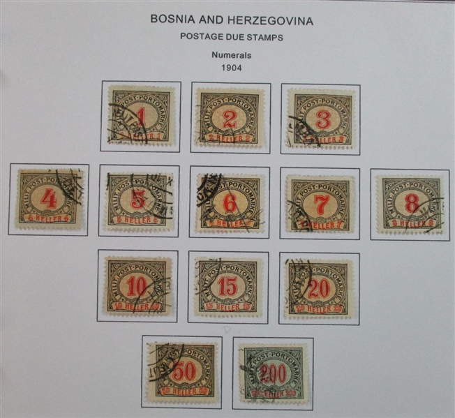 Bosnia & Herzegovina Mint/Used Collection to 1918 (Est $90-120)