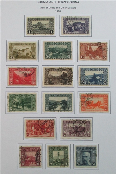 Bosnia & Herzegovina Mint/Used Collection to 1918 (Est $90-120)