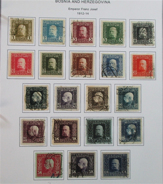 Bosnia & Herzegovina Mint/Used Collection to 1918 (Est $90-120)