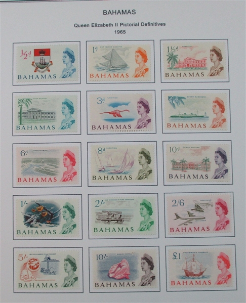 Bahamas Mint/Used Collection on Homemade Pages (Est $140-180)