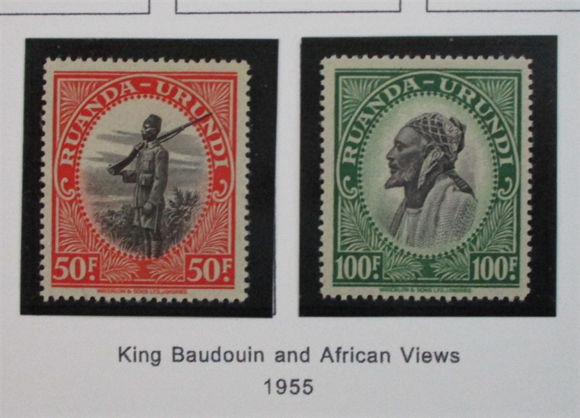 Belgian Colonies Mint/Used Collection on Homemade Pages (Est $150-200)