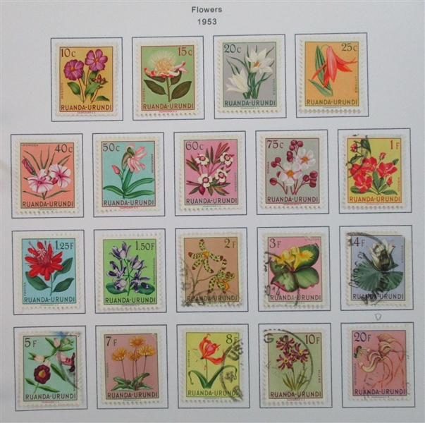 Belgian Colonies Mint/Used Collection on Homemade Pages (Est $150-200)