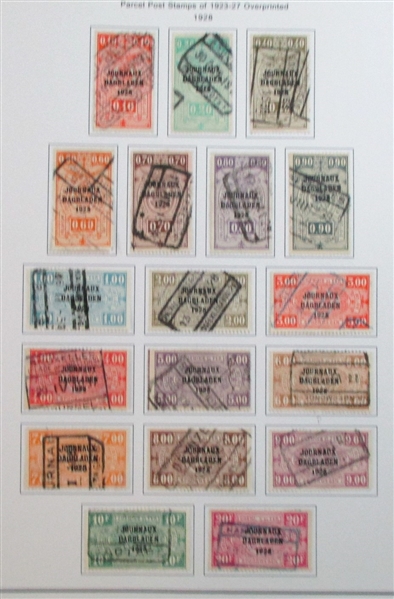 Belgium Large Mint/Used Collection on Homemade Pages to 1990's (Est $750-950)