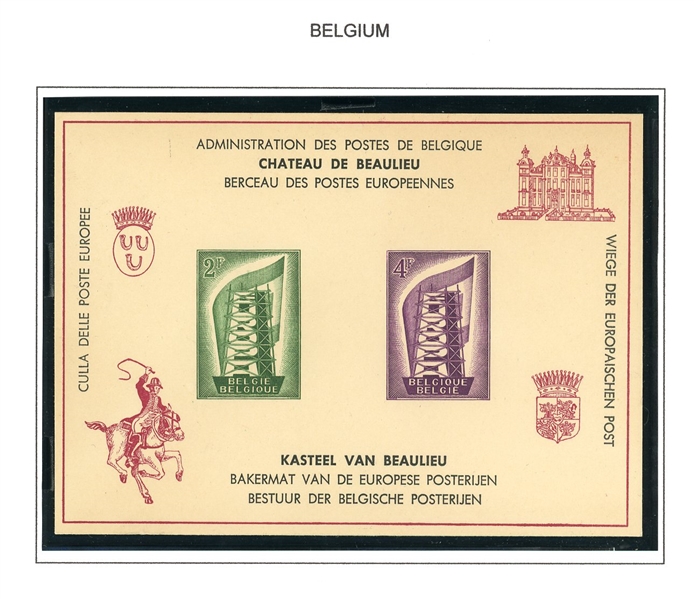 Belgium - Small Group of Unlisted Large Items (Est $50-80)