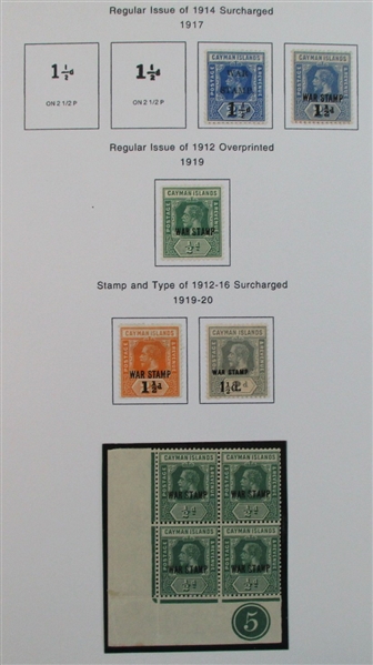Cayman Islands Mint/Used Collection on Homemade Pages to 2000 (Est $200-300)