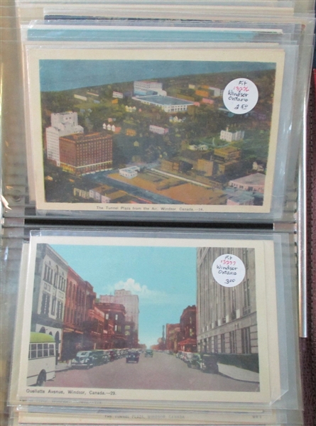 Postcard Lot - Mostly Canada (Est $50-60)