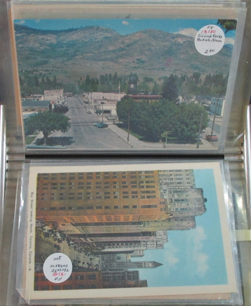 Postcard Lot - Mostly Canada (Est $50-60)