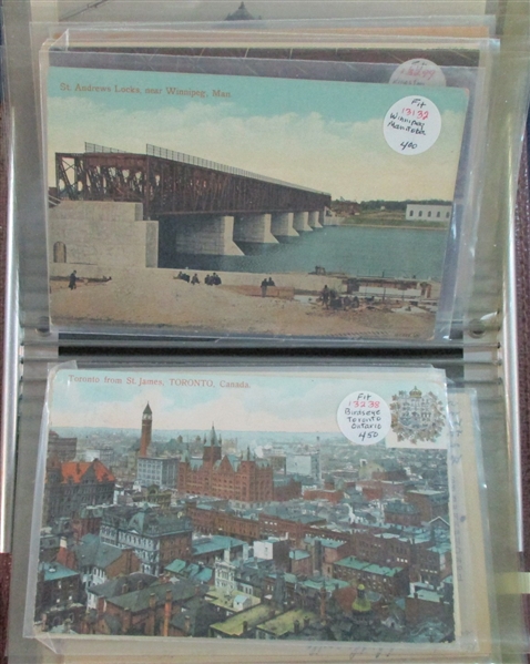 Postcard Lot - Mostly Canada (Est $50-60)