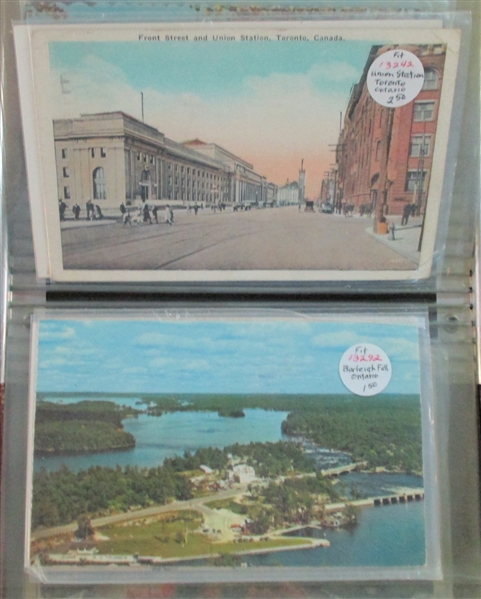 Postcard Lot - Mostly Canada (Est $50-60)