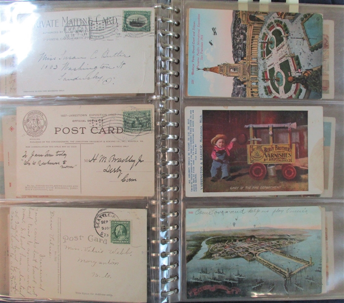 Picture Postcard Lot, Mainly 1901-1910 Era (Est $90-120)
