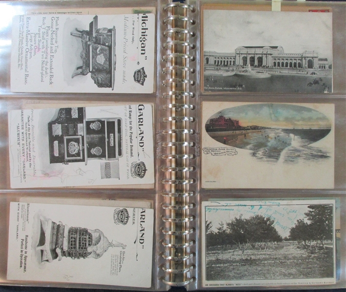 Picture Postcard Lot, Mainly 1901-1910 Era (Est $90-120)