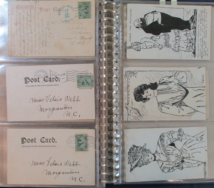 Picture Postcard Lot, Mainly 1901-1910 Era (Est $90-120)