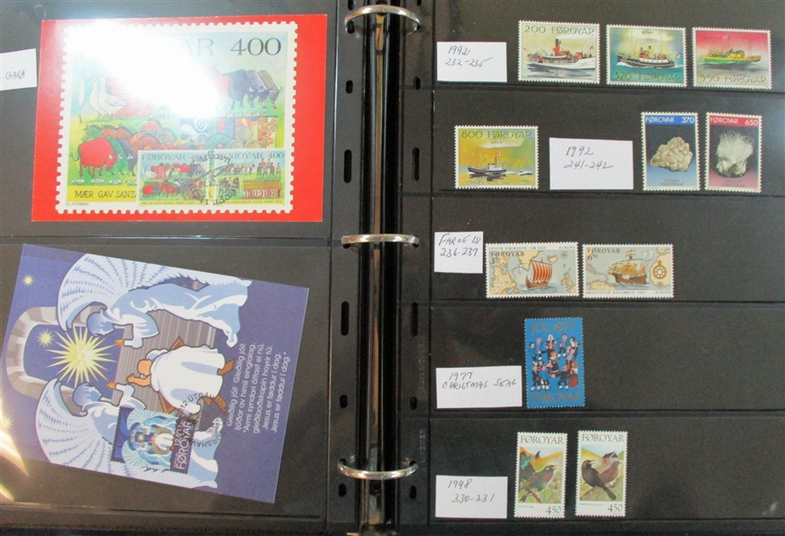 Faroe Islands MNH on Stockpages (Est $200-300)
