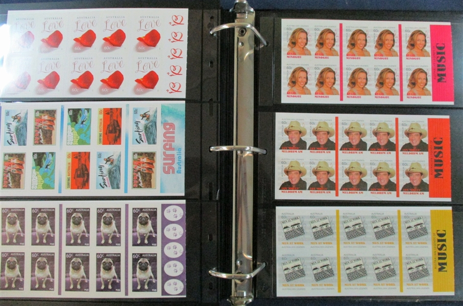 Australia Massive Modern Self Adhesive Booklet Panes Accumulation (Est $1000-1500))