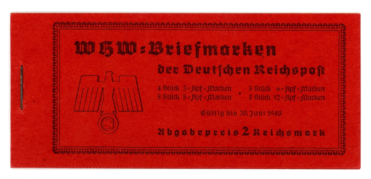 Germany Michel MH46 Complete Booklet, 1939 (Mi €65)