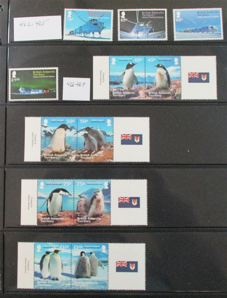 British Antarctic Territory MNH Sets and Souvenir Sheets to 2021 (SCV $300+)