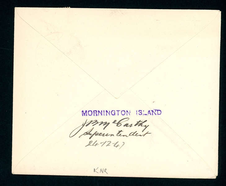 Australia Parachute Mail Covers to Mornington Island (Est $90-120)
