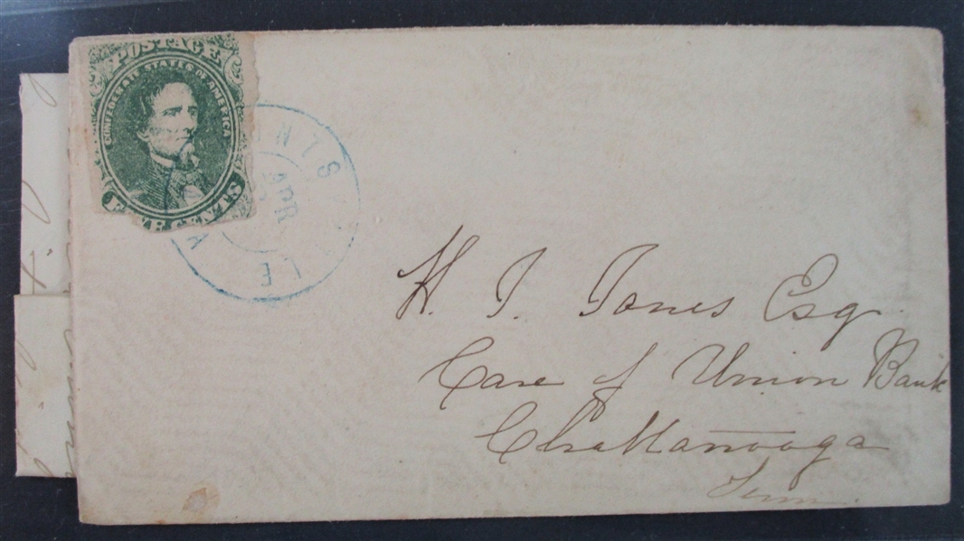 Confederate States Small Group of Cards and Covers (Est $125-200)