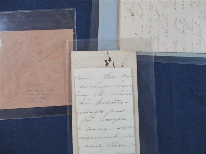 Confederate States Small Group of Cards and Covers (Est $125-200)