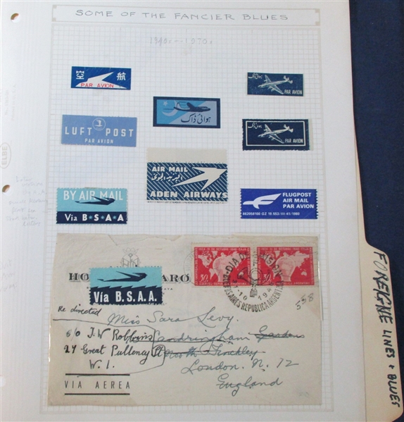 Massive Aerophilately Boxlot (Est $350-450)