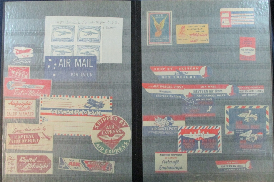 Massive Aerophilately Boxlot (Est $350-450)