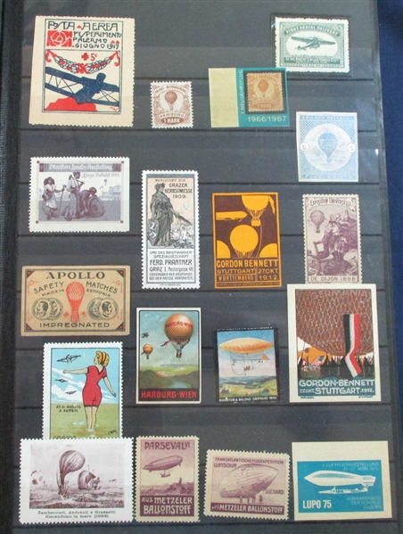 Stockbook #1 of Scott Unlisted Aerophilately (Est $200-300)