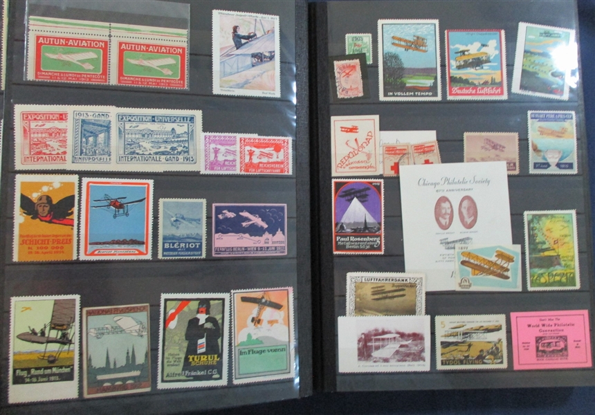 Stockbook #1 of Scott Unlisted Aerophilately (Est $200-300)