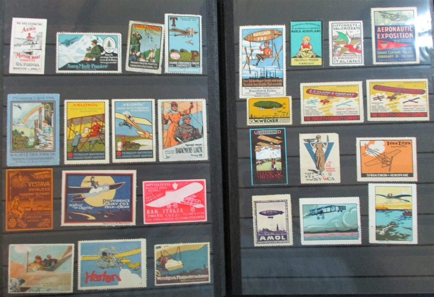 Stockbook #1 of Scott Unlisted Aerophilately (Est $200-300)