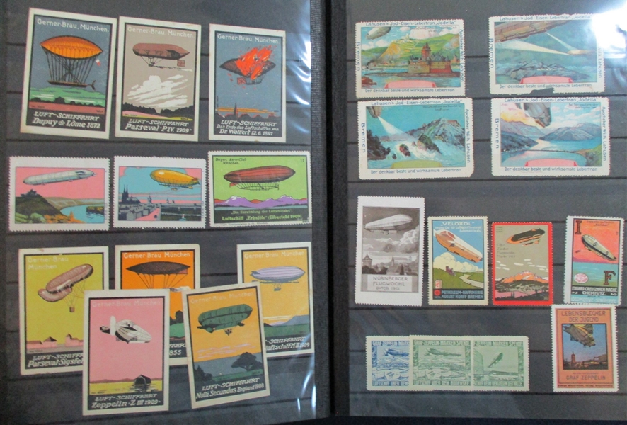 Stockbook #1 of Scott Unlisted Aerophilately (Est $200-300)