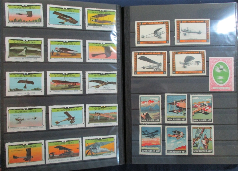 Stockbook #1 of Scott Unlisted Aerophilately (Est $200-300)