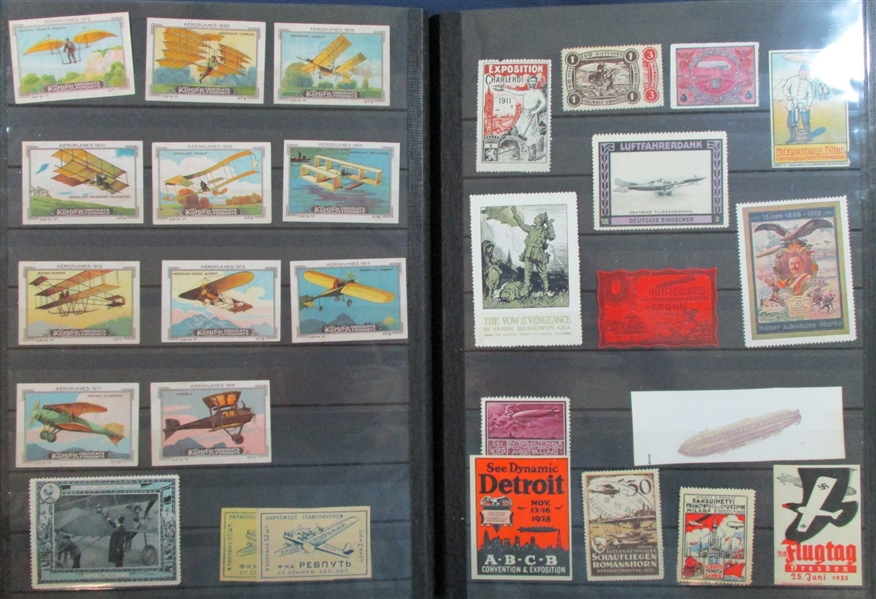 Stockbook #1 of Scott Unlisted Aerophilately (Est $200-300)