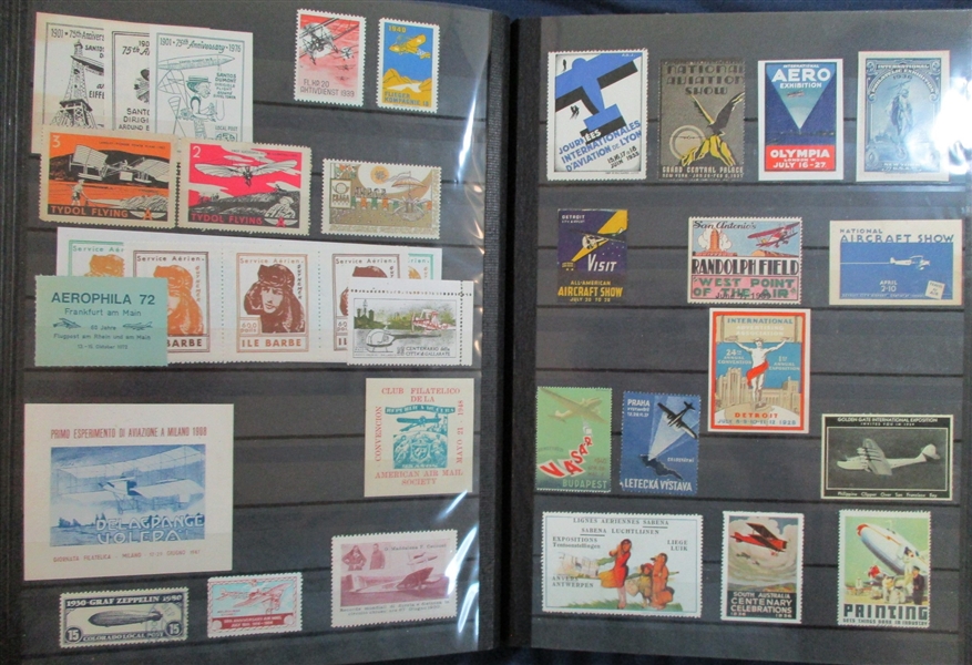 Stockbook #1 of Scott Unlisted Aerophilately (Est $200-300)