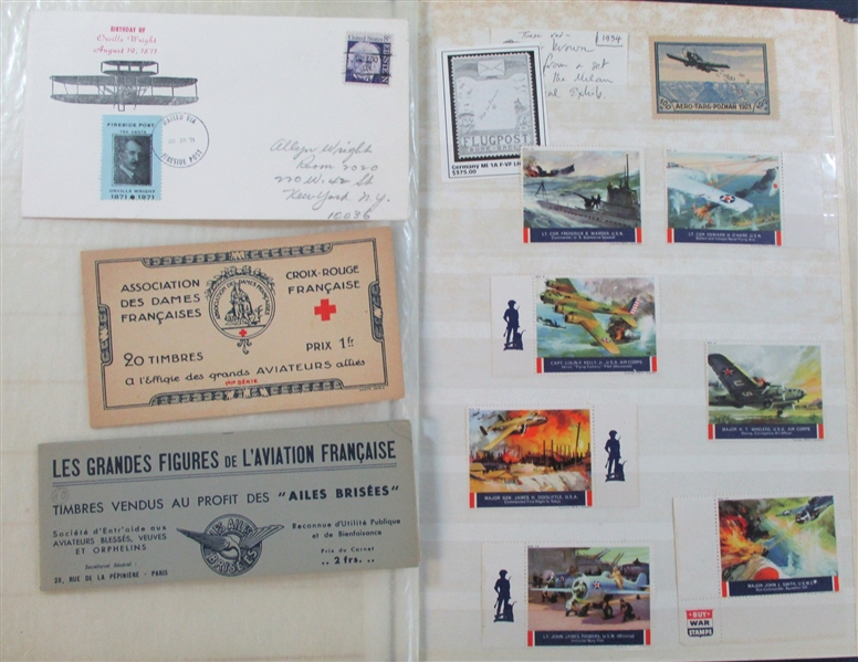 Stockbook #2 of Scott Unlisted Aerophilately (Est $120-150)
