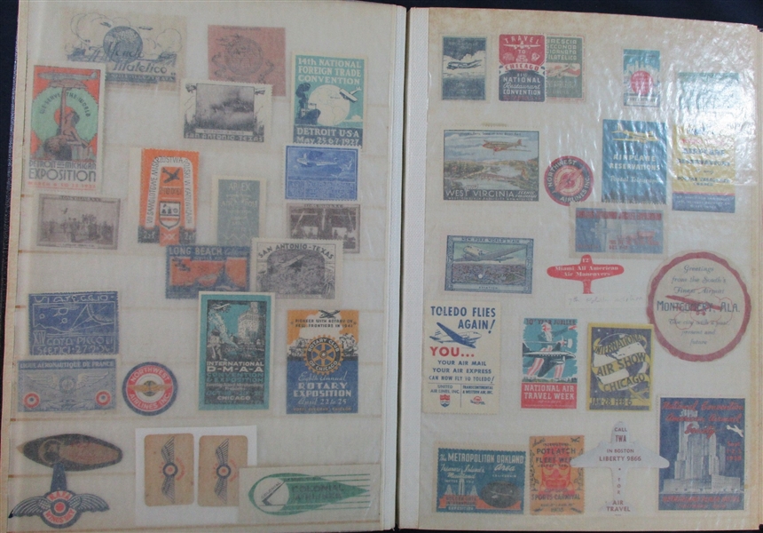 Stockbook #2 of Scott Unlisted Aerophilately (Est $120-150)