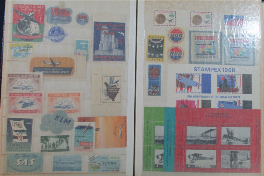 Stockbook #2 of Scott Unlisted Aerophilately (Est $120-150)