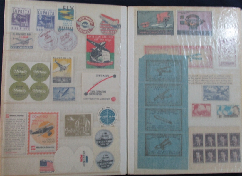 Stockbook #2 of Scott Unlisted Aerophilately (Est $120-150)