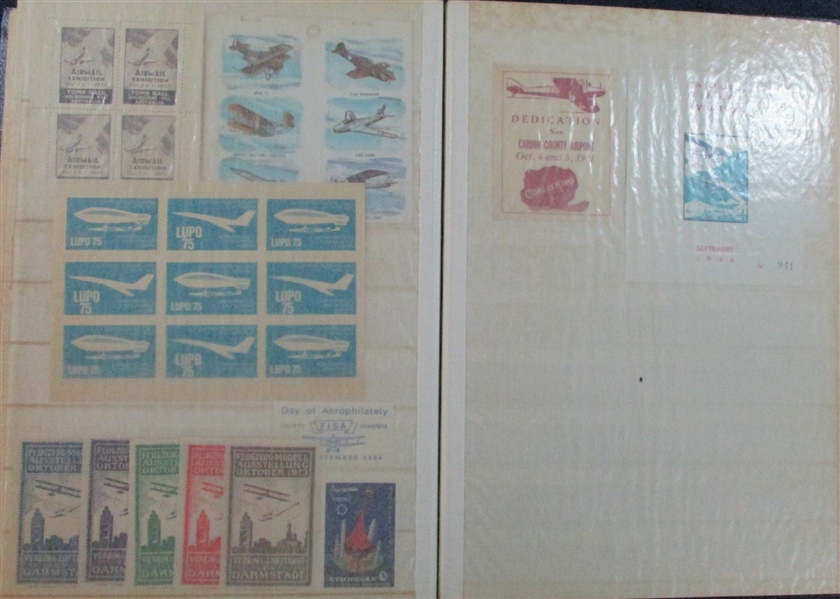 Stockbook #2 of Scott Unlisted Aerophilately (Est $120-150)
