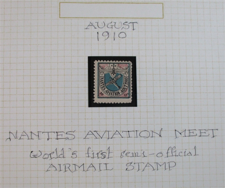 France - Specialized French Semi-Official Airmail Collection (Est $300-400)