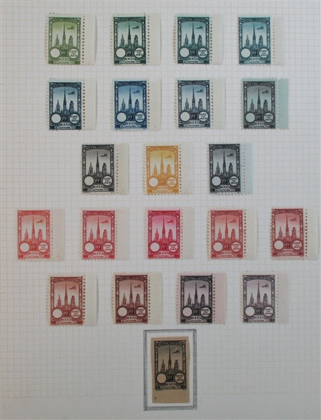France - Specialized French Semi-Official Airmail Collection (Est $300-400)
