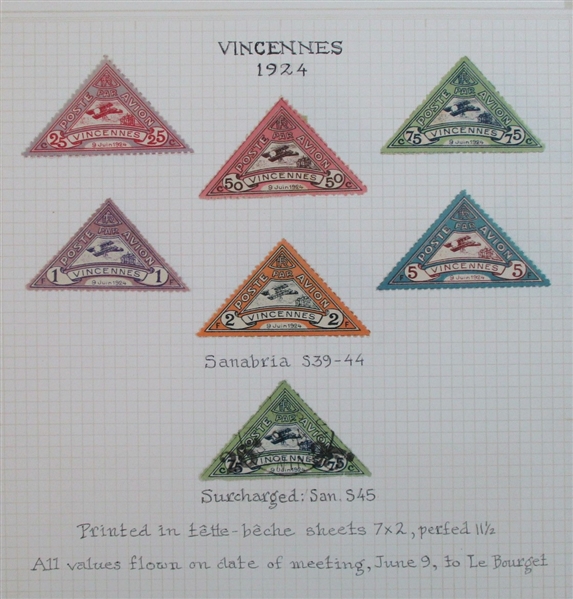 France - Specialized French Semi-Official Airmail Collection (Est $300-400)